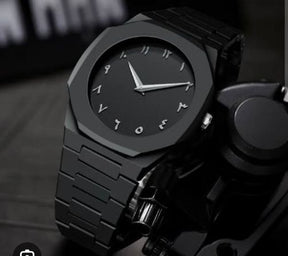 Black Aura Quartz Analog Watch