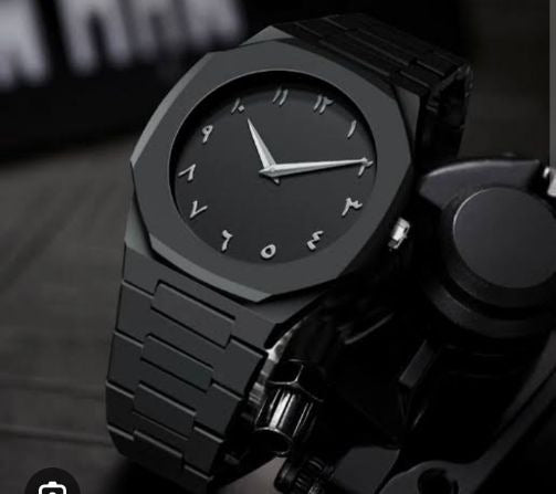 Black Aura Quartz Analog Watch
